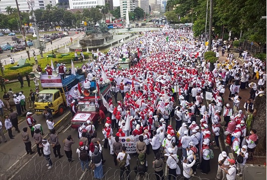 ASET BANGSA Gelar Aksi Damai Tolak Pembahasan RUU Kesehatan Omnibus Law